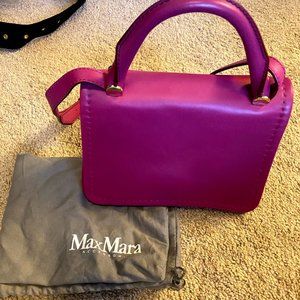 Brand New/Never Used MaxMara Magenta Crossbody Bag
